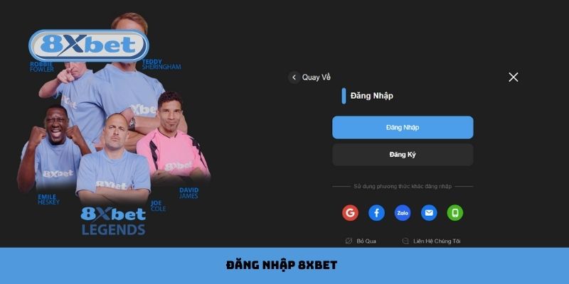 đăng nhập 8xbet